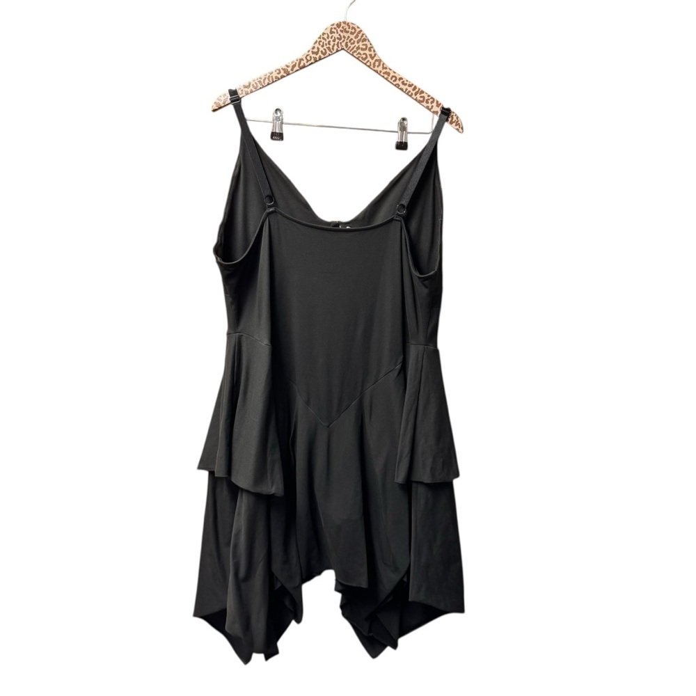 Forest Ink Venom Sleeveless Mini Dress Stretchy Spider Web Black 3XL Plus Size - Picture 5 of 12